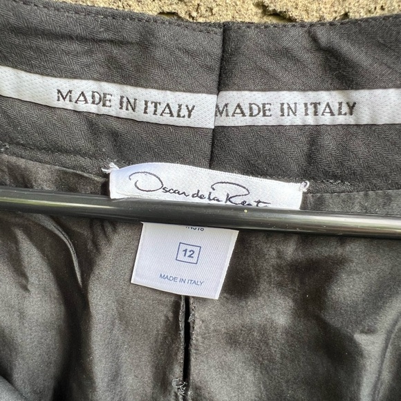 Oscar de la Renta Men's Elegant Black Dress Pants - Picture 3 of 3